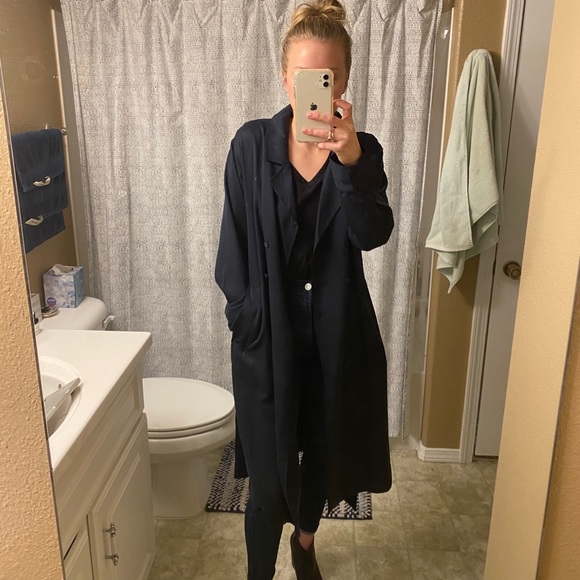 Lost April Duster Trench - Picture 1 of 4